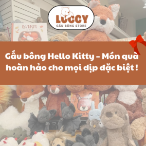 Ảnh gấu bông hello kitty