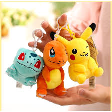 Gấu Bông Pikachu Mini Móc Khóa