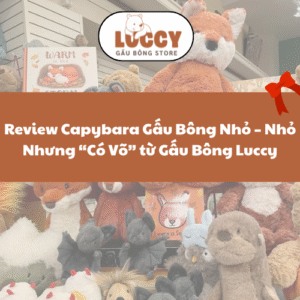 Review Capybara Gấu Bông Nhỏ – Nhỏ Nhưng “Có Võ” từ Gấu Bông Luccy