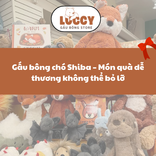 Gấu Bông Chó Shiba